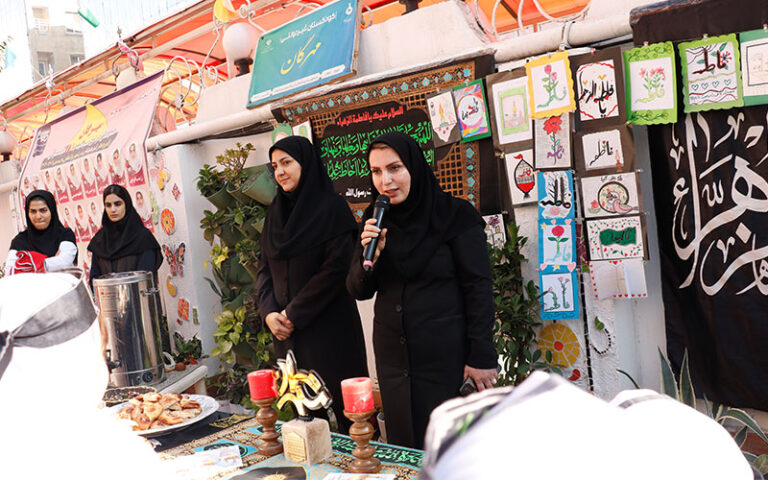 سخنرانی مدیر مدرسه مهرگان درباره مقام حضرت فاطمه